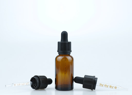 Giá rẻ 30ml Amber Glass Bottle with 18-45 Spaced Stried TE