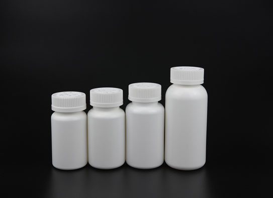 HDPE Solid White dẻo Bottle Bottle with CRC child Cap Name